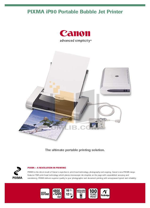 Canon PIXMA iP90 printer
