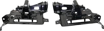 BUMPER MOUNTING BRACKET KIT- SOLD AS A PAIR, LH (DRIVER SIDE)+ RH (PASSENGER SIDE)- STEEL- FOR 1 PIECE BUMPER-