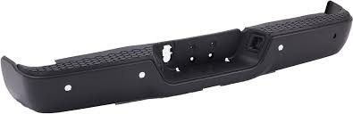 BUMPER ASSEMBLY- STEEL- SATIN BLACK/ PTM- W/ 4 SENSOR HOLES- FOR SINGLE EXHAUST- INCLUDES FACE BAR/ BRACKETS/