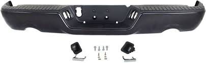BUMPER ASSEMBLY- STEEL- SATIN BLACK/ PTM- W/O SENSOR HOLES- FOR DUAL EXHAUST- INCLUDES FACE BAR/ BRACKETS/ STE