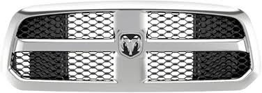 GRILLE- MATTE BLACK INNER HONEYCOMB- W/ CHROME OUTER & SURROUND- CODE MFD