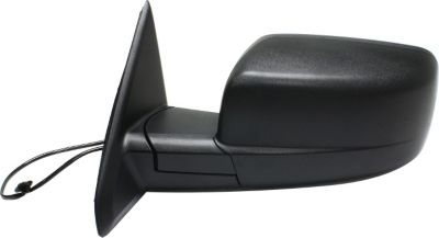 MIRROR, LH (DRIVER SIDE)- TEXTURED BLACK- MANUAL- W/ TEMP SENSOR- W/O TOW PKG