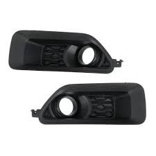 LAMP BEZEL KIT- SOLD AS A PAIR, LH (DRIVER SIDE)+ RH (PASSENGER SIDE)- TEXTURED BLACK- W/ FOG LAMP HOLES- W/ R