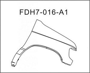 FENDER RH (PASSENGER SIDE) - CAPA CERTIFIED