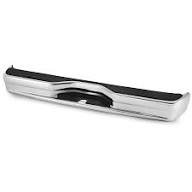 BUMPER FACE BAR ASSEMBLY- HS STEEL- CHROME- W/O SENSOR HOLES- INCLUDES WELDED BRACKETS/ TOP PADS- CAPA CERTIFI