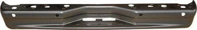 BUMPER FACE BAR- HS STEEL- PRIMED- W/ 4 SENSOR HOLES- W/ STEP- W/ WELED BRACKETS- CAPA CERTIFIED Hover For All
