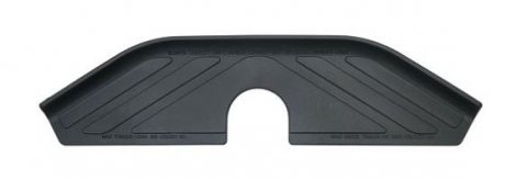 BUMPER STEP PAD- LOWER- TEXTURED BLACK- RUBBERIZED PLASTIC