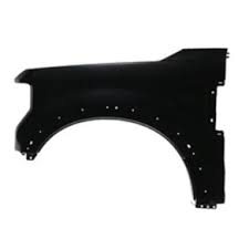 FENDER, LH (DRIVER SIDE)- STEEL- W/ WHEEL MOULDING HOLES