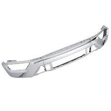 BUMPER FACE BAR- CHROME- W/O SENSOR HOLES- MODEL W/O PARK ASSIST
