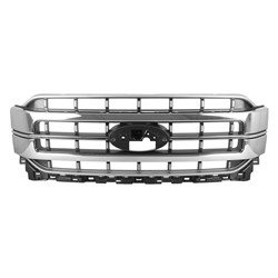 GRILLE ASSEMBLY- SATIN GREY- W/ CHROME SURROUND/ MOULDINGS- LARIAT MODEL- W/ CHROME APPEARANCE PKG- W/ SPORT A