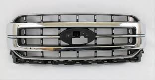GRILLE ASSEMBLY- MATTE GREY- W/ CHROME MOULDINGS- LARIAT MODEL- W/ STANDARD EQUIPMENT