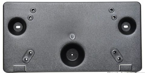 BUMPER LICENSE PLATE BRACKET- TEXTURED BLACK