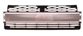 BUMPER GRILLE- MATTE DARK GREY- W/ CHROME MOULDING- FOR 20-INCH WHEELS