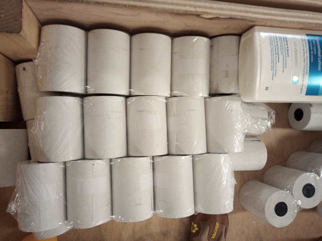 Huge Lot of  3-1/8  Thermal POS Receipt Paper Roll  White