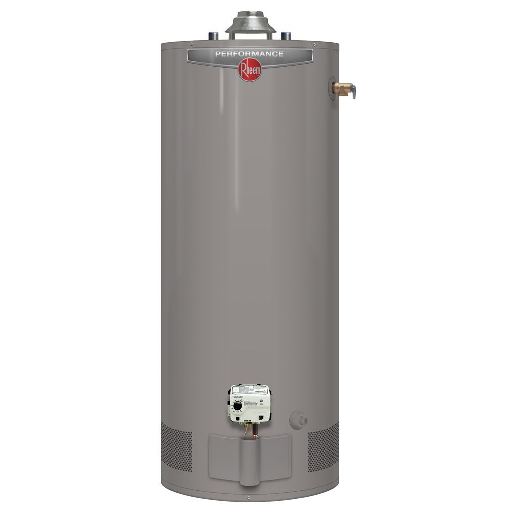 Rheem Performance 40 Gallon Gas Water Heater with 6 Year Warrant