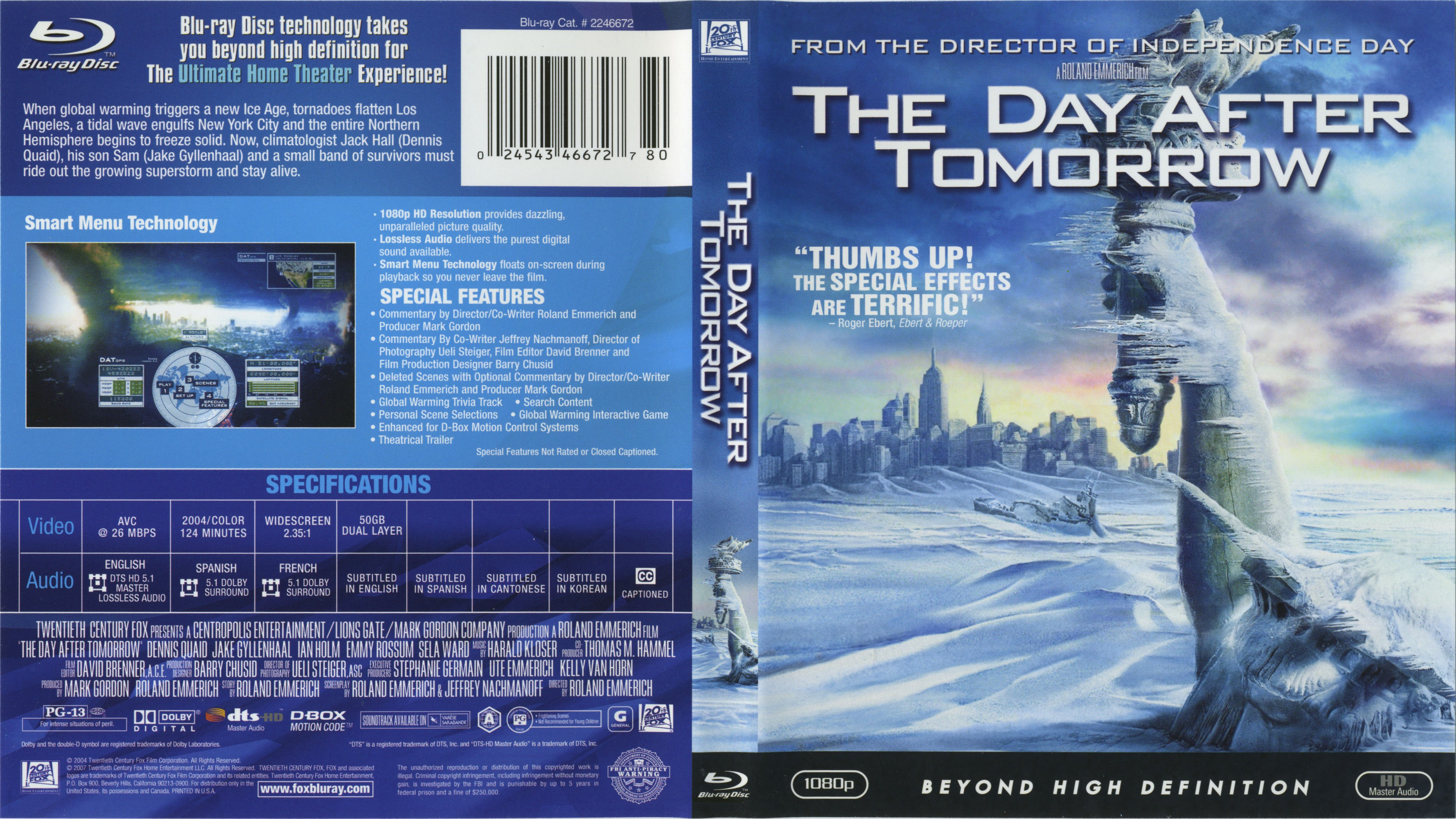 The Day After Tomorrow (Full Screen) - DVD (Used)