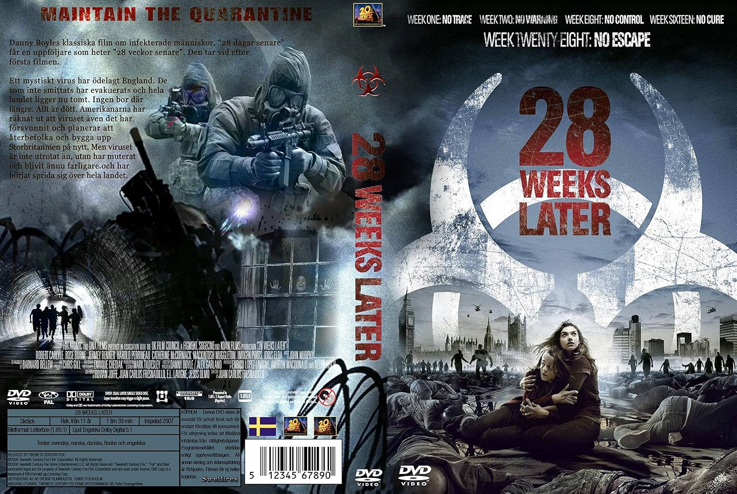 28 Weeks Later (DVD, Canadian Widescreen)