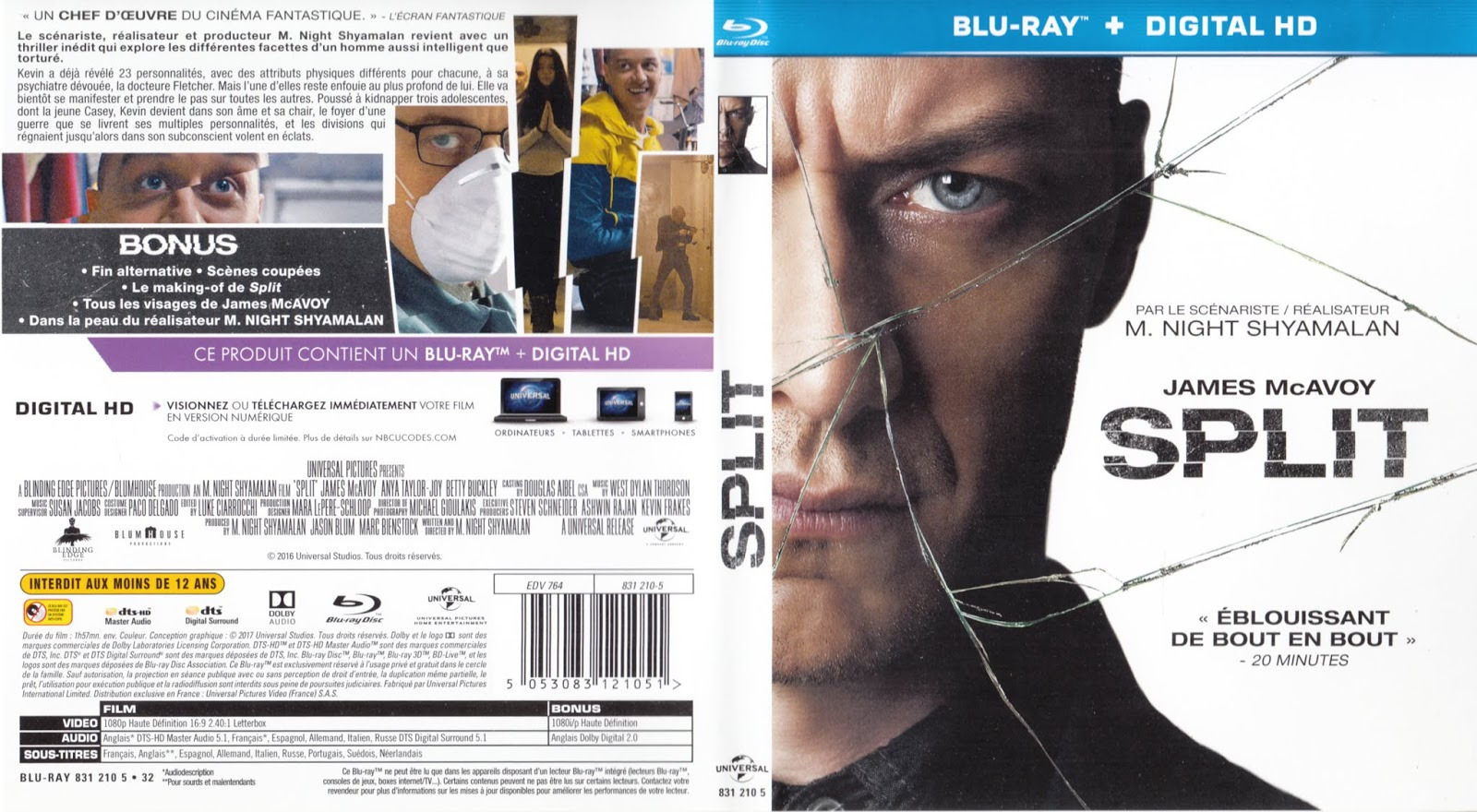 View all by Blu-ray Movie Split [blu-ray + Dvd + Digital Hd] (bi
