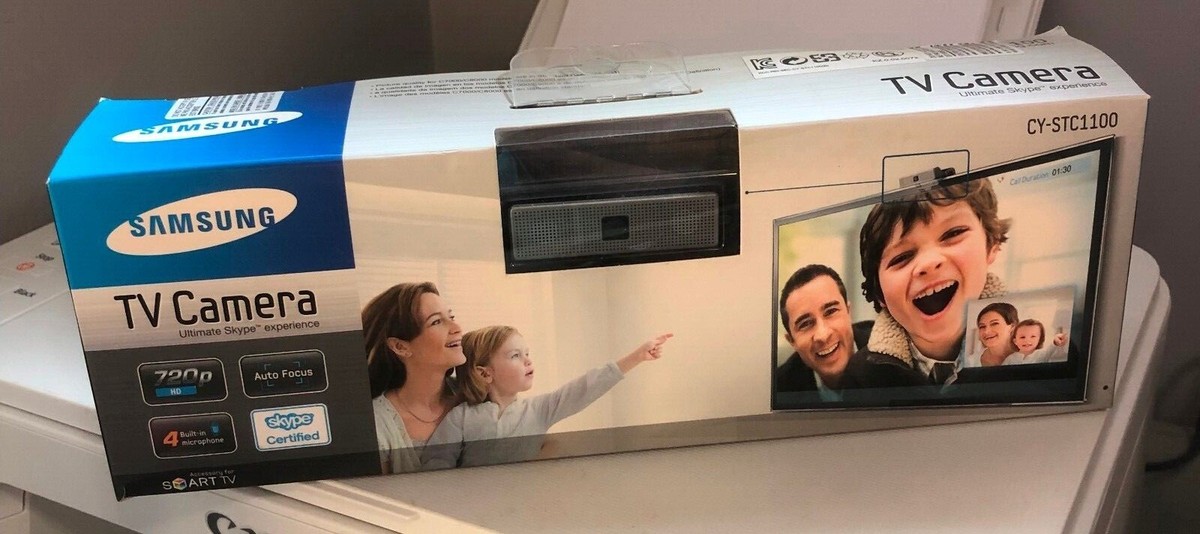 NEW Samsung TV Camera for Skype - 720p/4 Built-in Mics/Auto Focus - CY-STC1100 ~