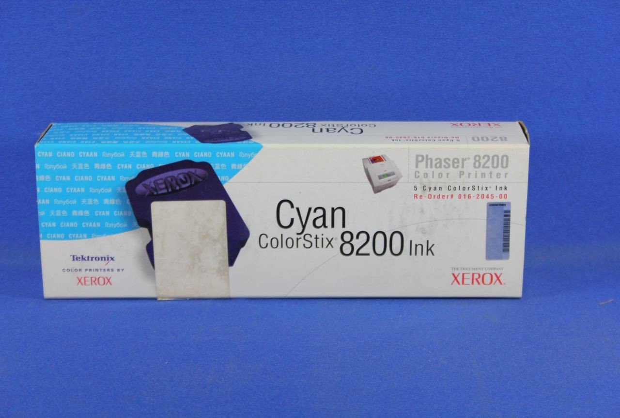 Xerox COLORSTIX 8200; Cyan Ink 5PK