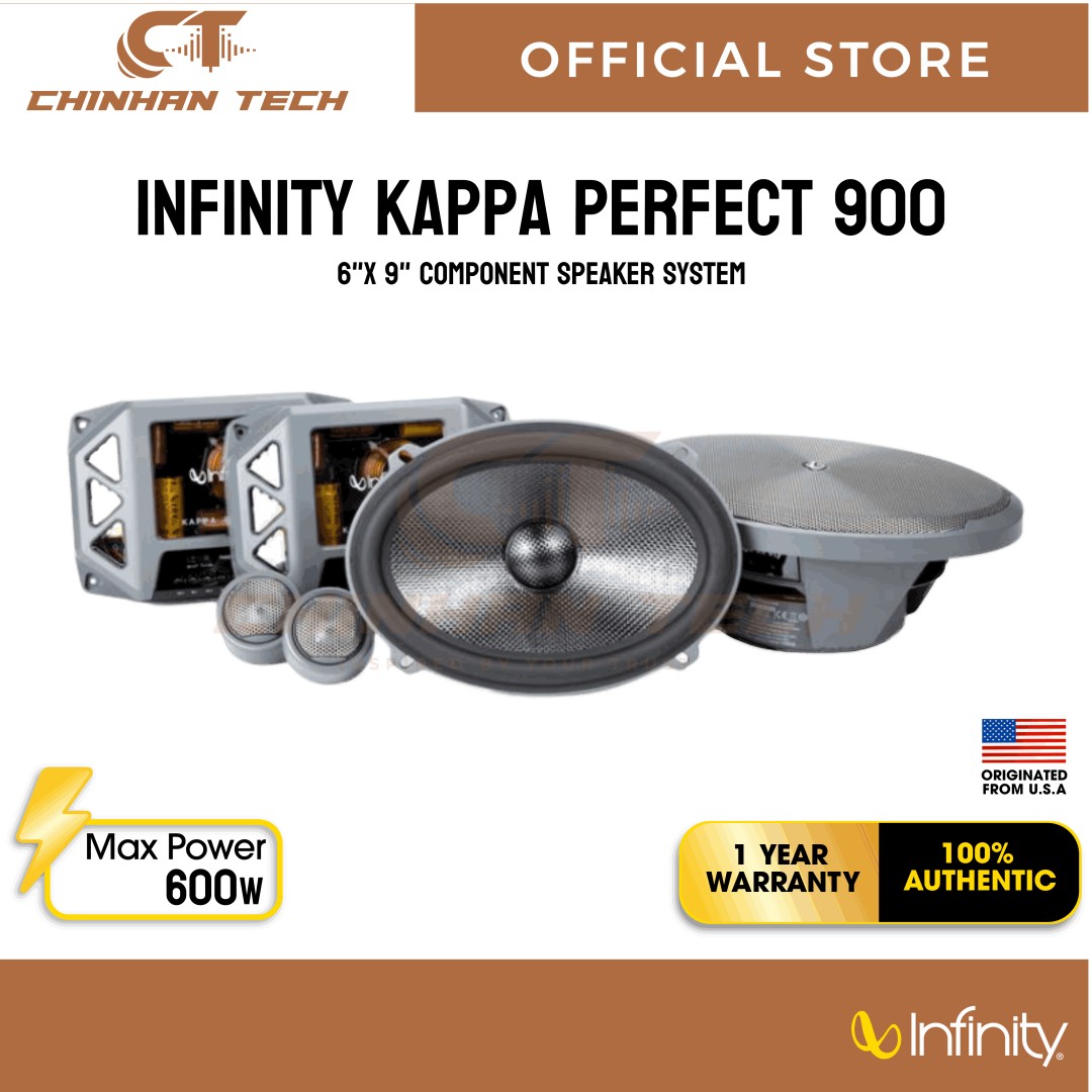 Infinity Kappa Perfect 900X Premium 6  x 9  Two-Way Speakers for