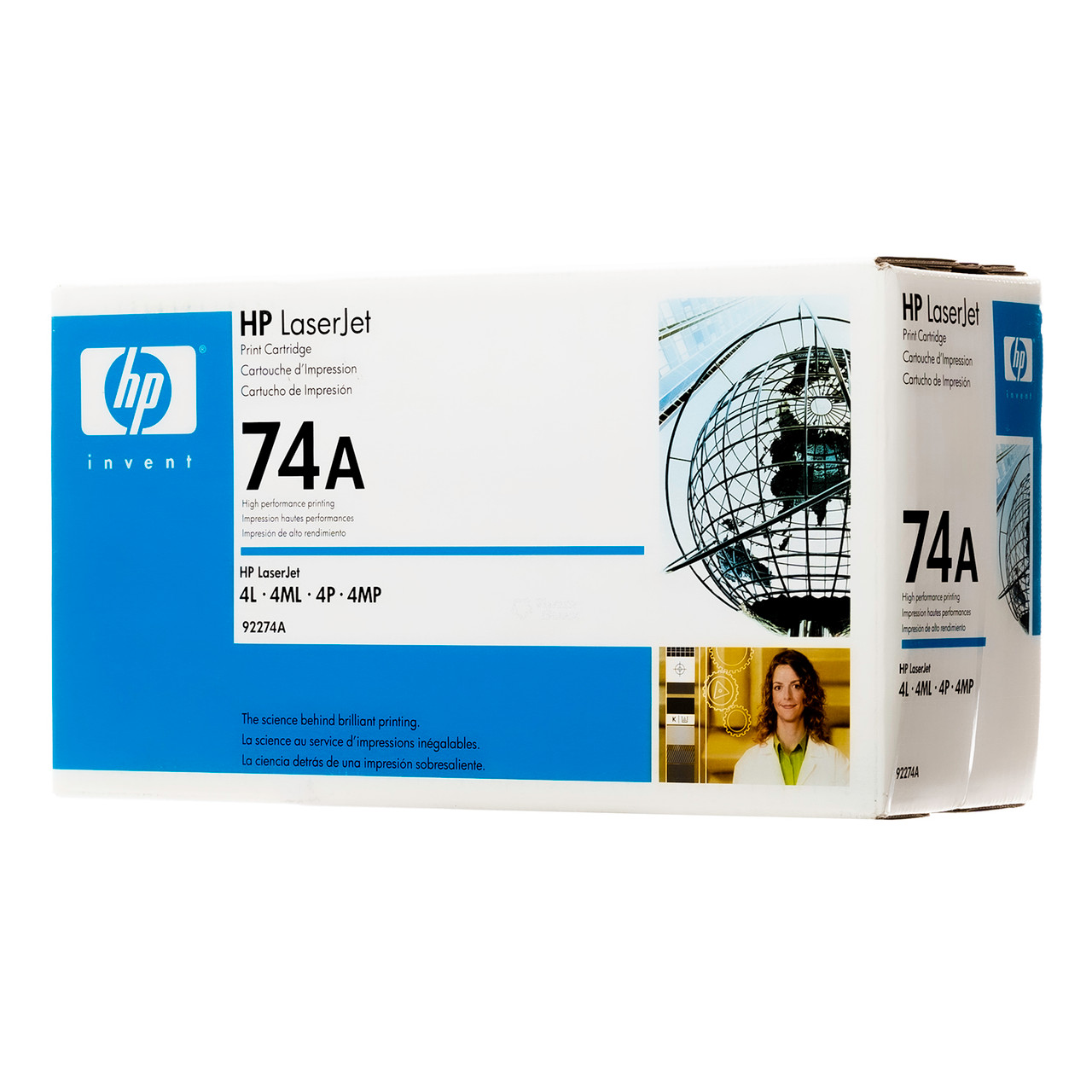 HP 74A Black Original LaserJet Toner Cartridge 1 Pc(s)