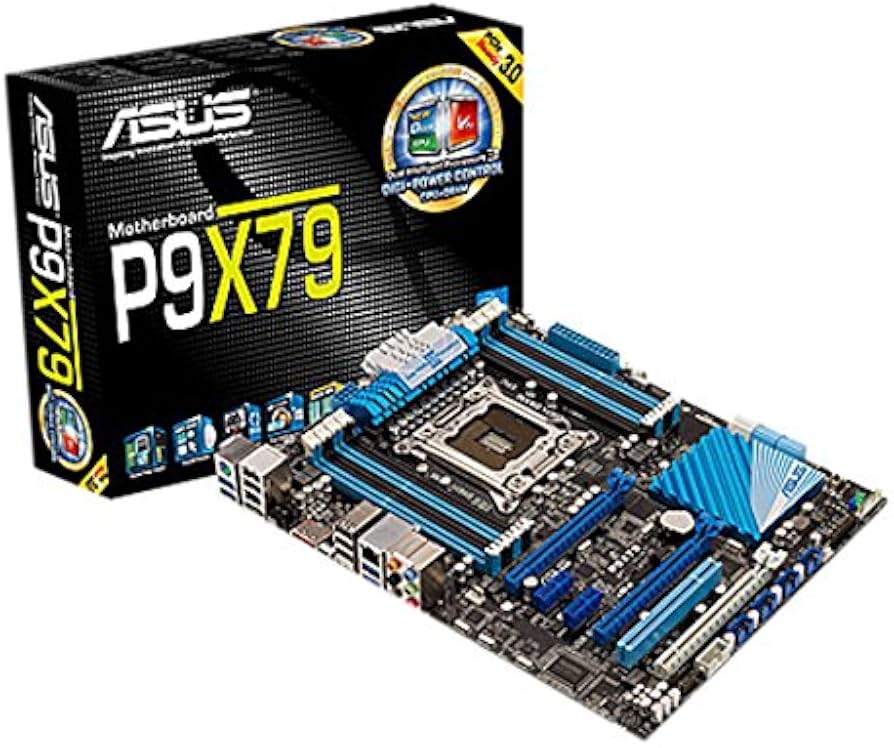 ASUS P9X79 - , LGA 2011, Intel Motherboard w/ in out shield.~