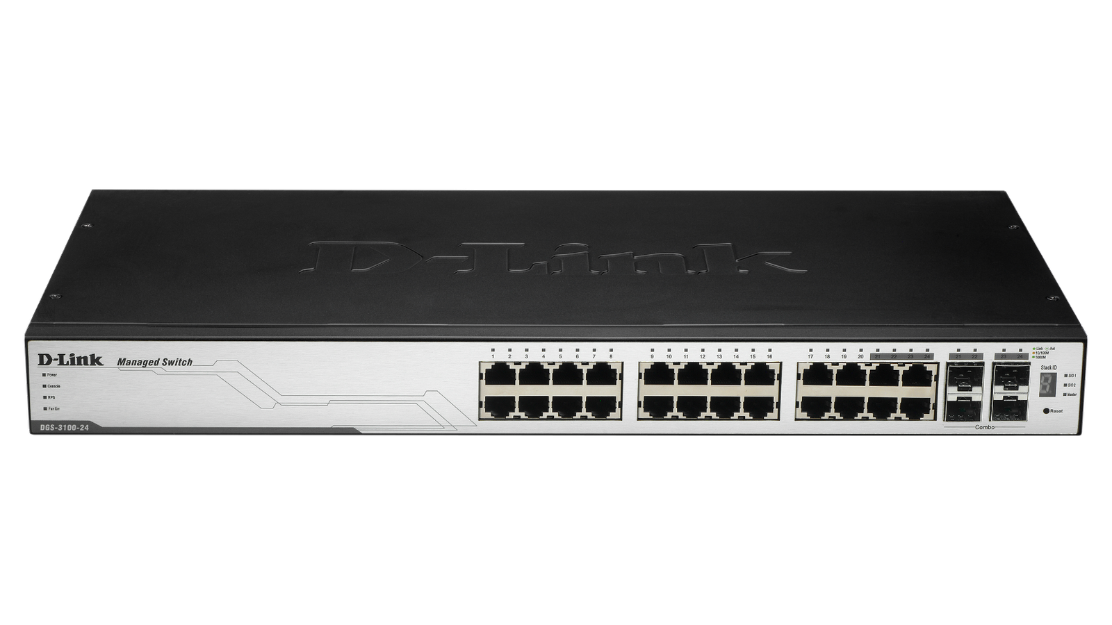 D-Link DGS-3100-24 24-Port Managed L2 Gigabit Stackable Switch