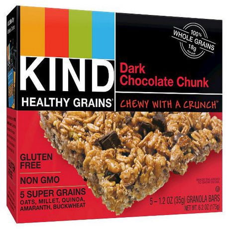Healthy Grains Dark Chocolate Chunk Bar x2 Two Pack 10 Bars