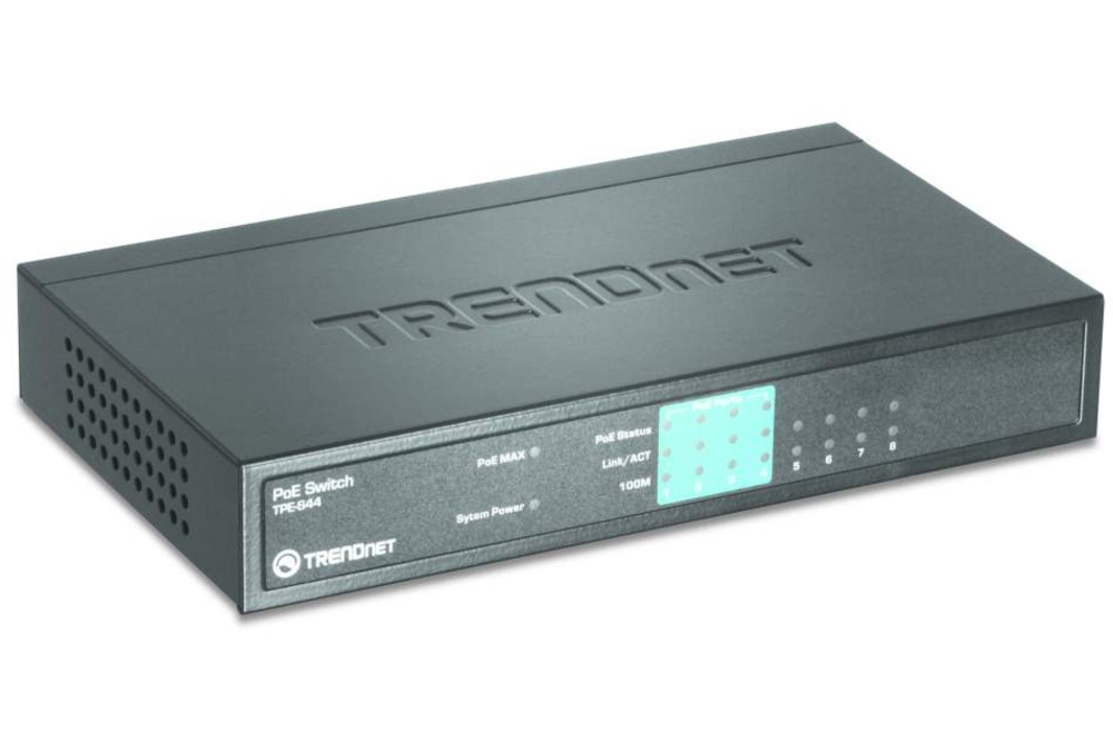 TRENDnet TPE-S44 8-Port PoE Switch