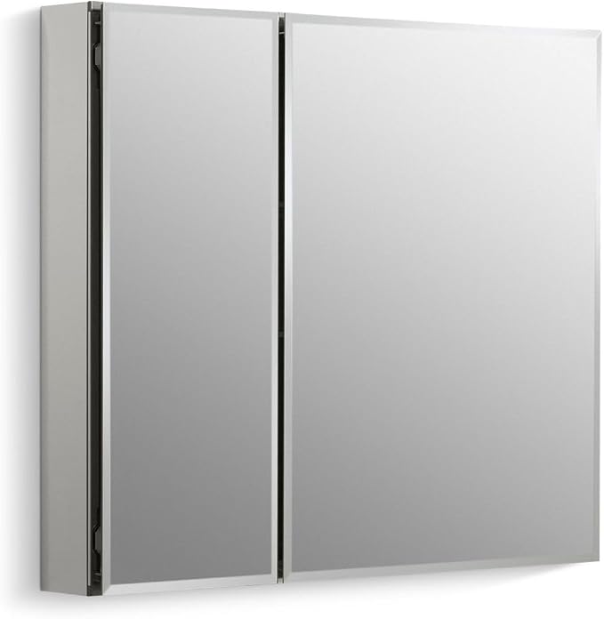 Kohler K-CB-CLC3026FS Frameless Double Door, 30" x 26" Aluminum Bathroom Medicin