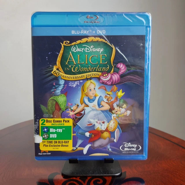 Alice in Wonderland (Blu-ray/DVD, 2011, 2-Disc Set) Same Day Shi