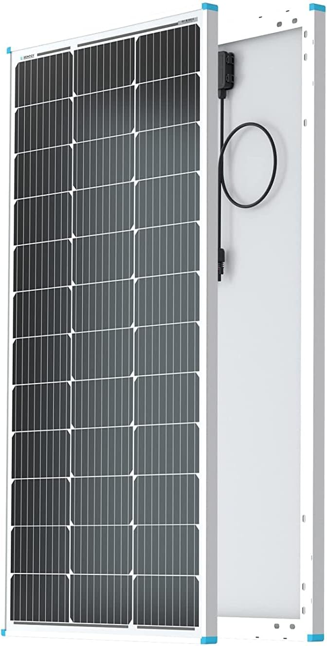Renogy 100 Watt 12 Volt Monocrystalline Solar Panel (Compact Des