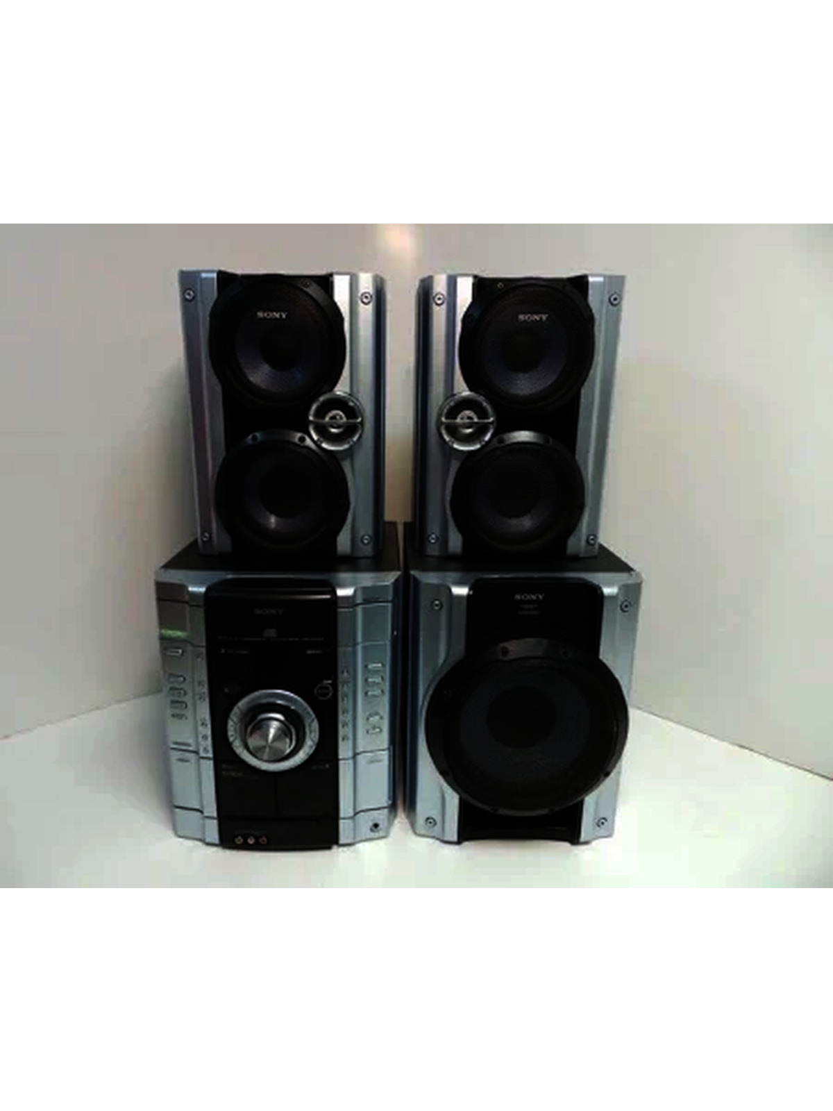 Sony MHC-GX450 3-Disc CD Shelf System With Game Sync
