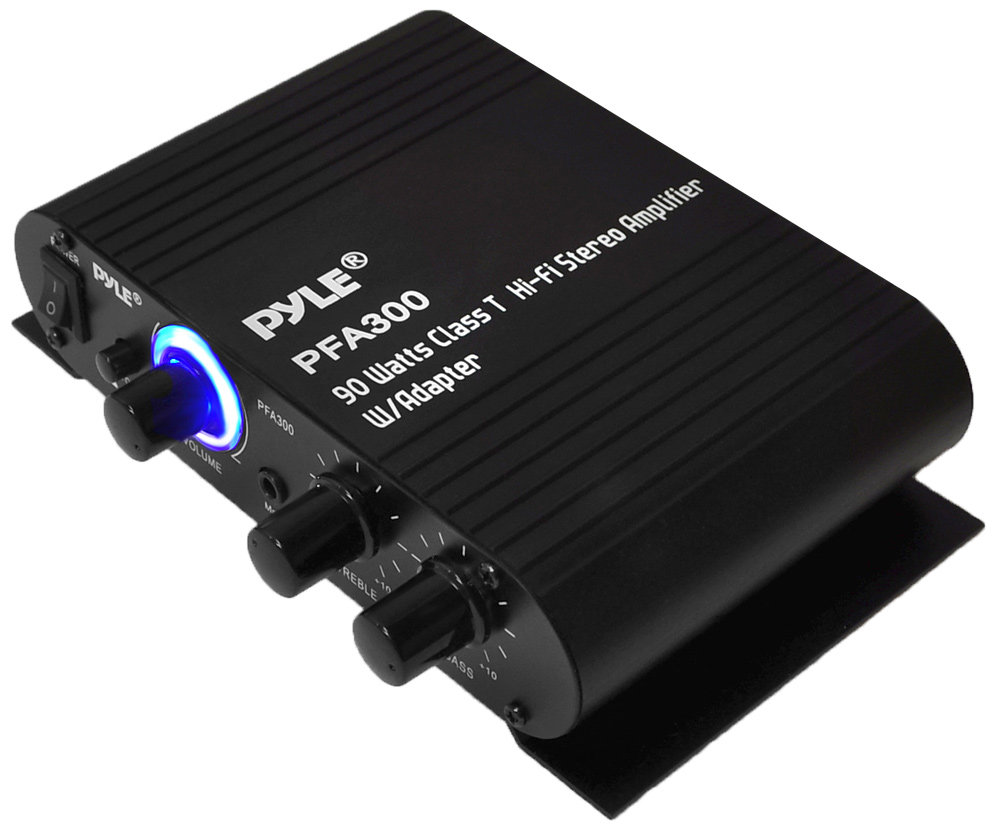 Pyle 90W Class T Hi-Fi Stereo Amplifier with Adapter PFA300