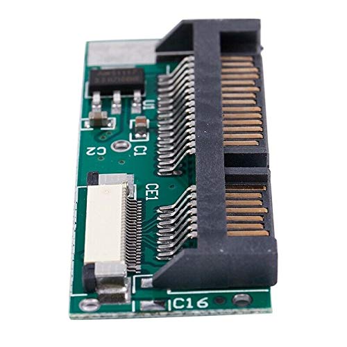 1.8" ZIF to SATA Converter - SODIAL(R) 1.8" ZIF CE SSD HDD to 7+15 Pin SATA Adapter Converter w FFC Cable
