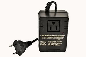 VCT VM 200 Deluxe Step Down Voltage Converter for Travel to 220V/240V Countries-200-watt