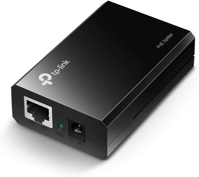 TP-LINK TL-POE10R Gigabit PoE Splitter Adapter, IEEE 802.3af compliant, Up to 100 meters (328 Feet), 5V/12V Power Output