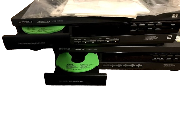 Kodak CD-CDP PCD-850 Photo CD Players, With Remote (Lot Of 2)