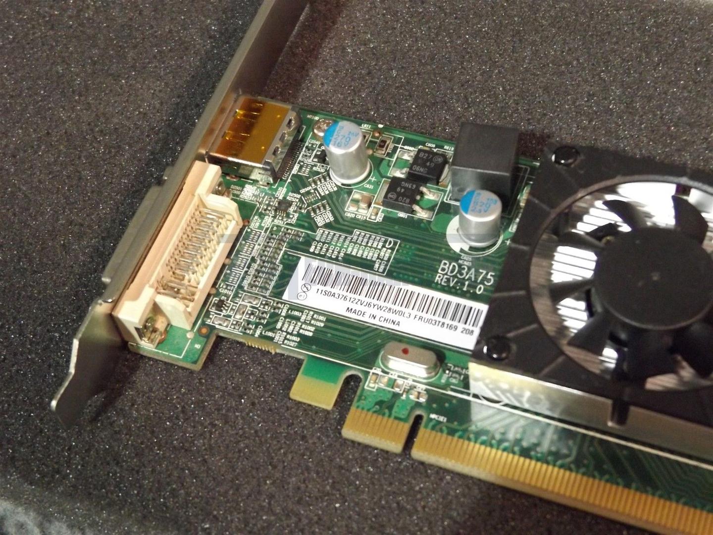 ATI Radeon HD 7450 graphics card 1GB DDR3 memory, 625MHz GPU clo