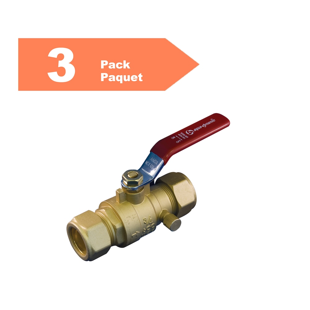 Watts 3-Pack 1/2-in Compression Fittings