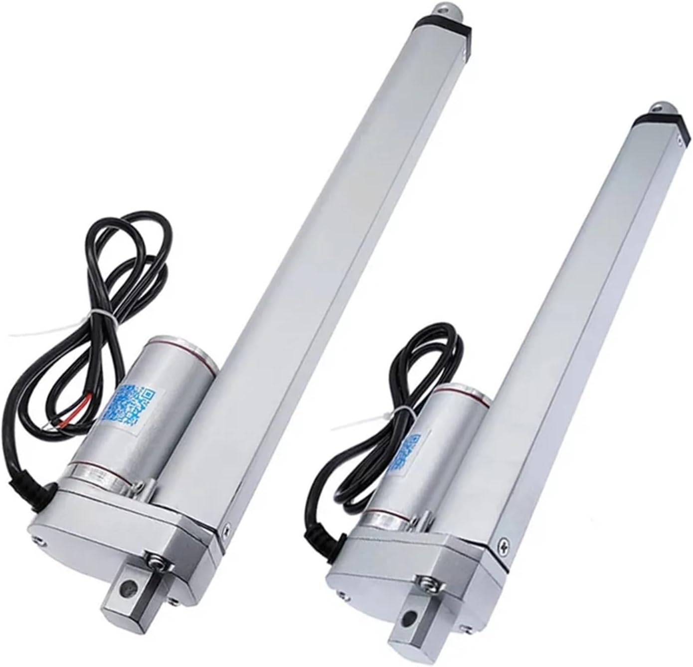 Artilife Linear Actuator Multiple Sizes 100-300mm High Speed 10mm/s Linear Actuator Motor 900N Load Capicity 12V DC with Mounting Brackets,Silver (12")
