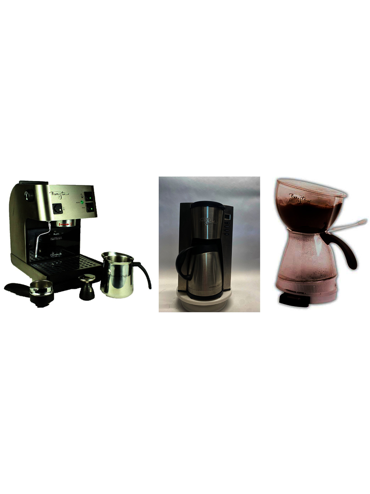 Lot Of 3 Starbucks Barista Espresso And Coffee Machines