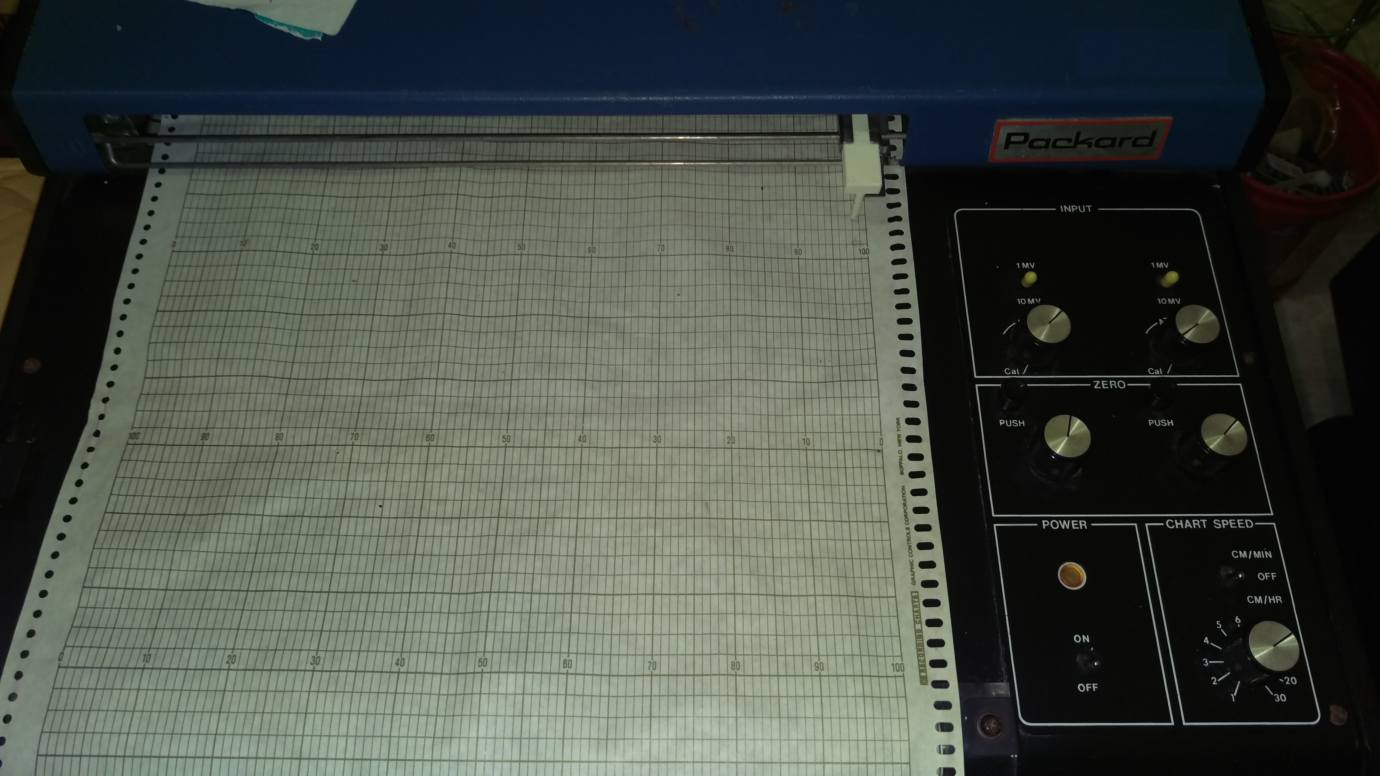 Linear Instruments Packard 591 Chart Recorder