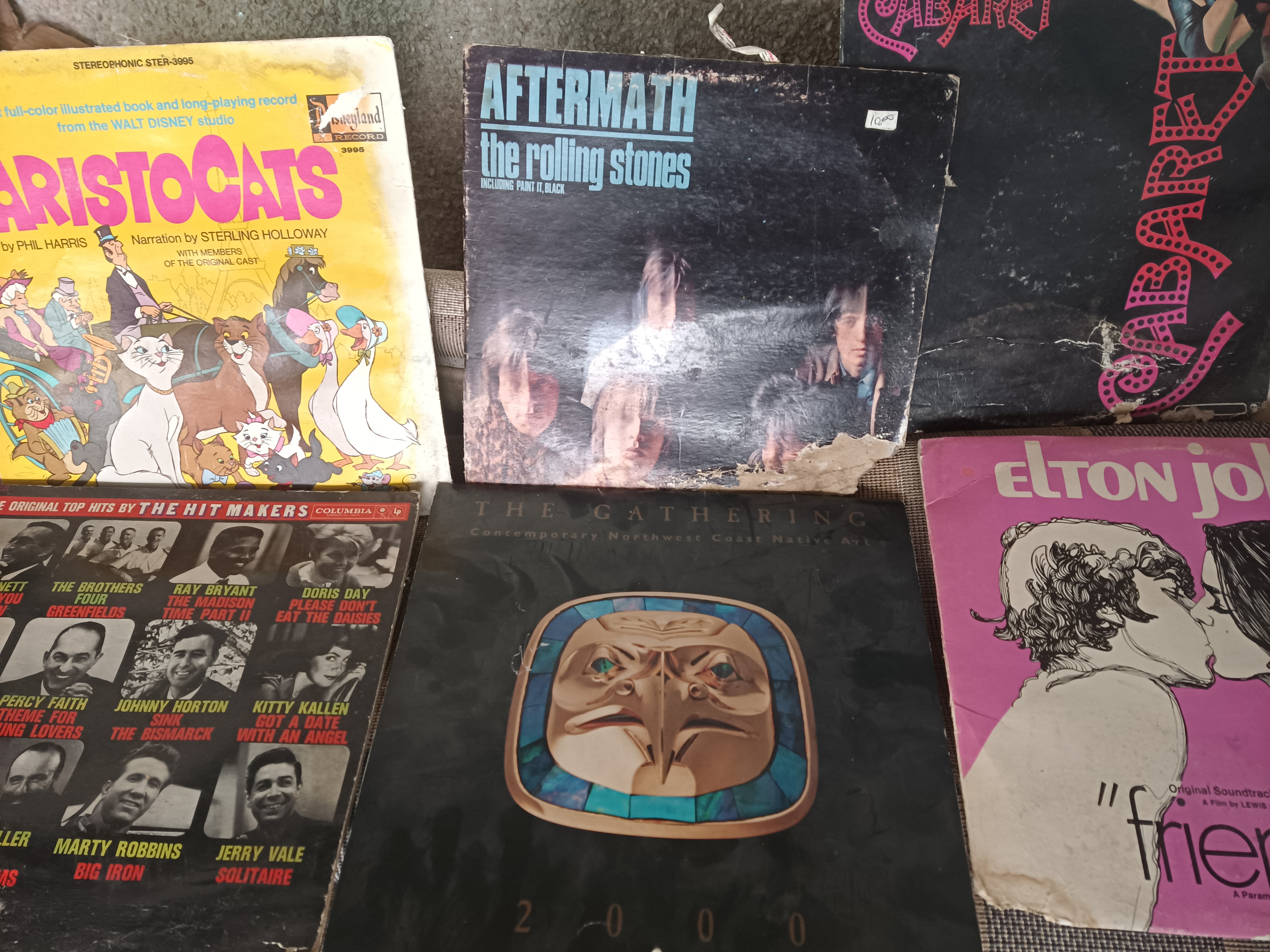 8 VINYL RECORDS  Original Pressings Rare Soundtracks Indigenous Art Calendar