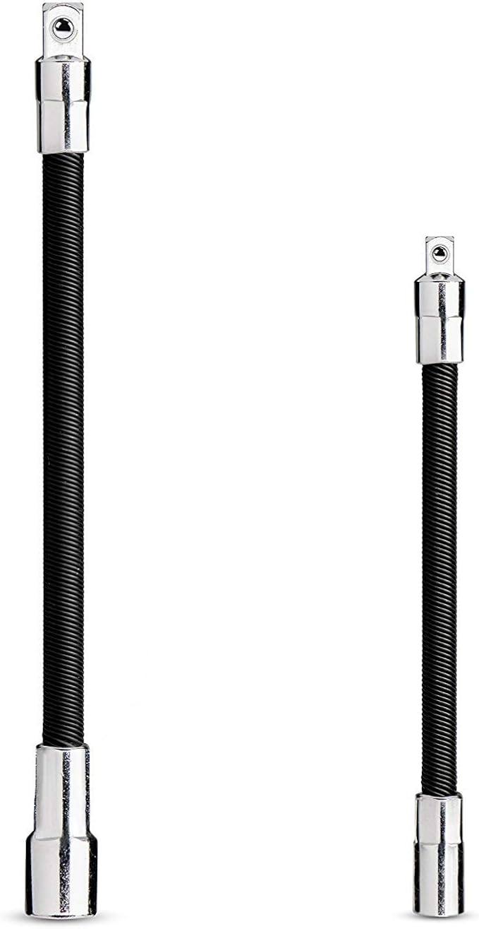 Neiko 00239A Flexible Extension Bar Set, 1/4-Inch/3/8-Inch, 2-Piece