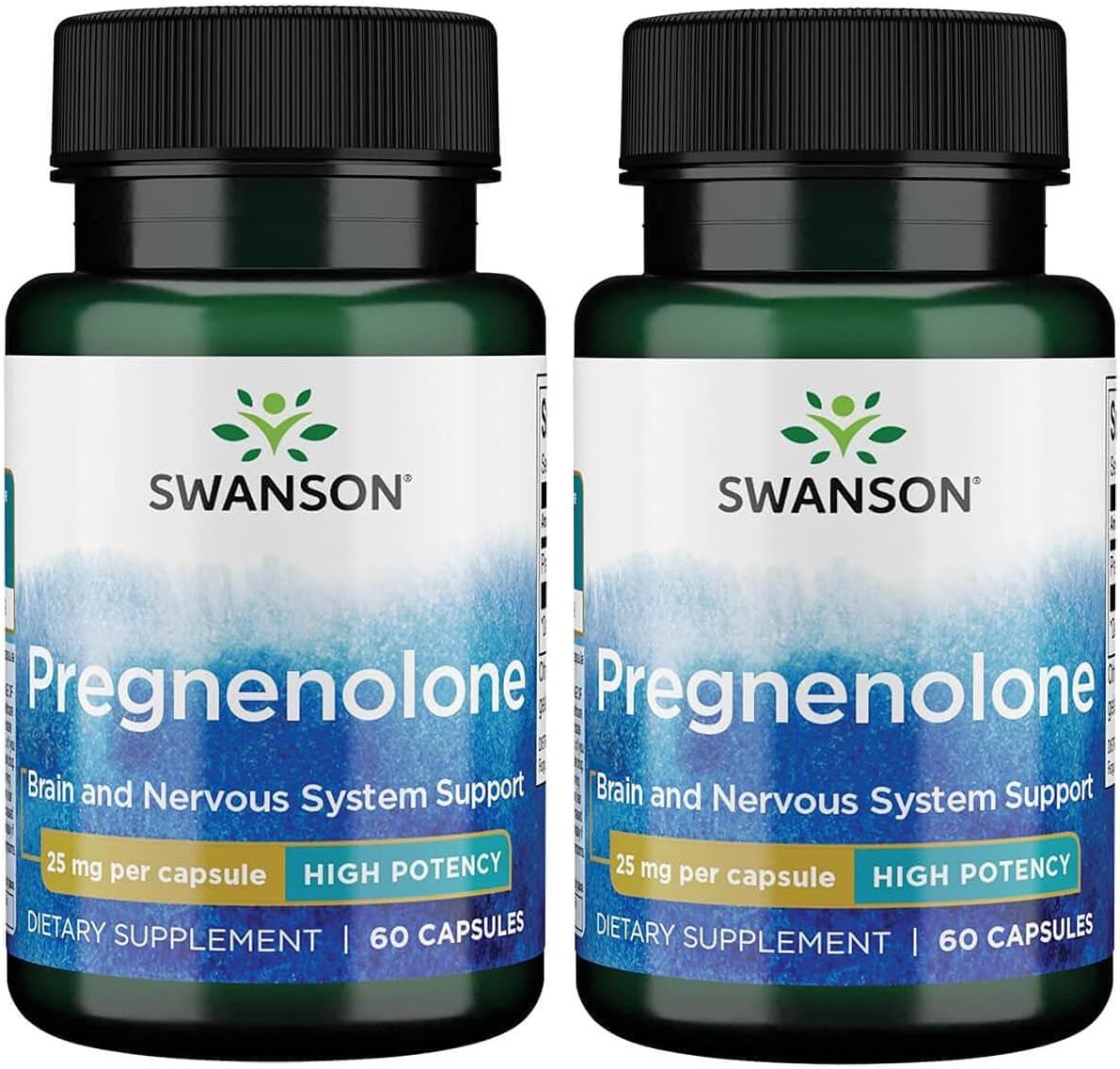 Swanson High Potency Pregnenolone 25 Milligrams 60 Capsules