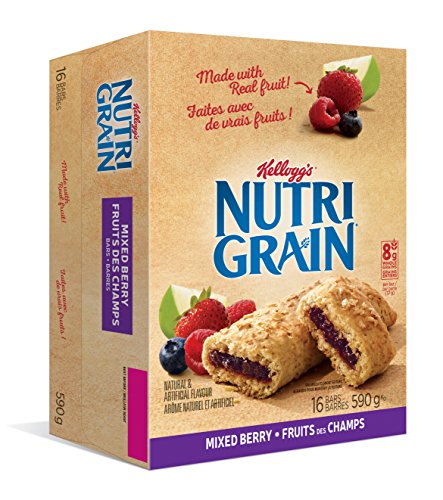 Kellogg's Nutri-Grain Mixed Berry Flavour 16 bars, 590g