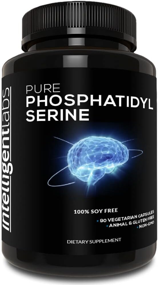Intelligent Labs Phosphatidylserine 100mg 100% Soy Free Best Pure Phosphatidylserine