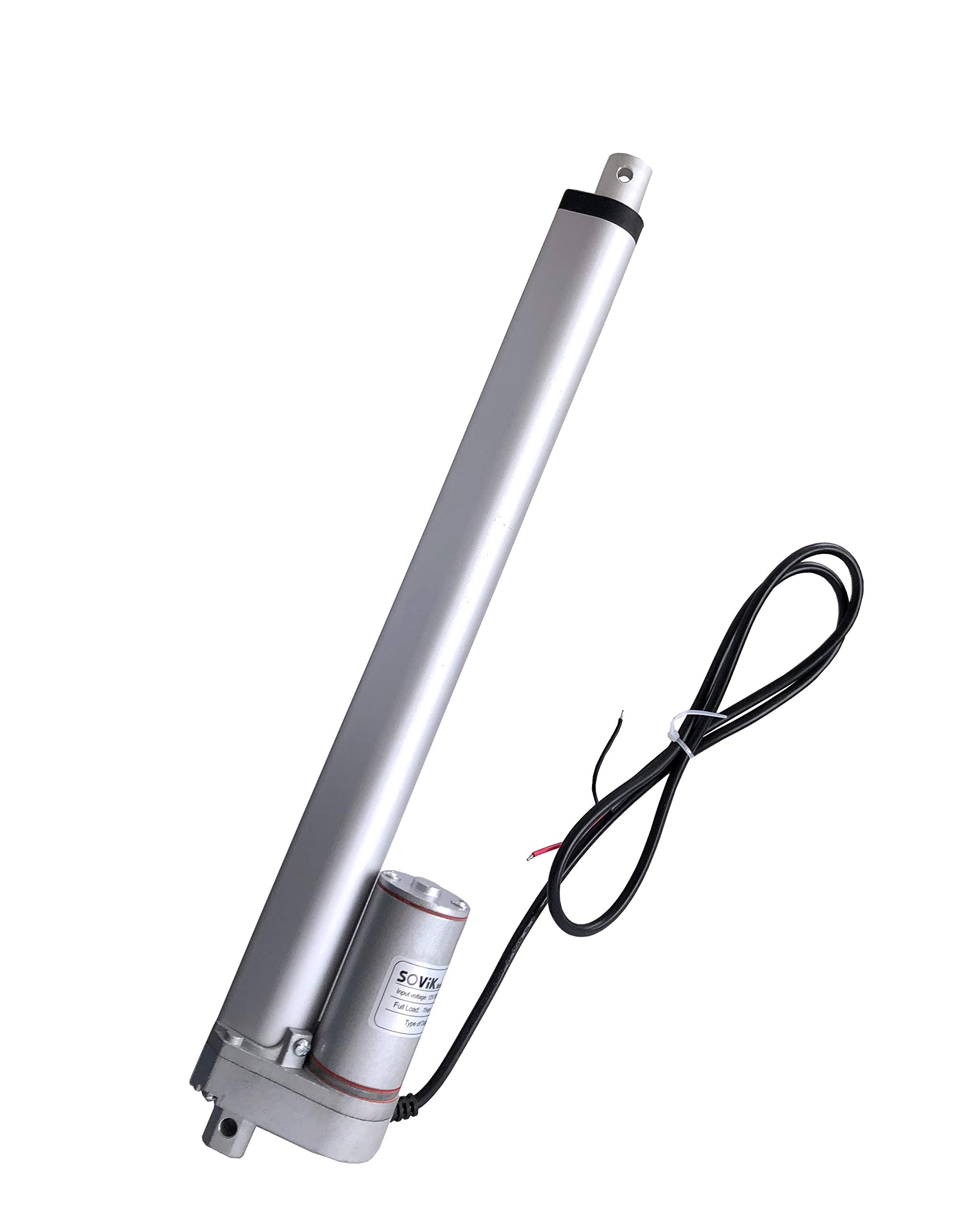 DC 12V Linear Actuator 300mm Stroke High Duty Straight Line Electric Linear Actuator 750N